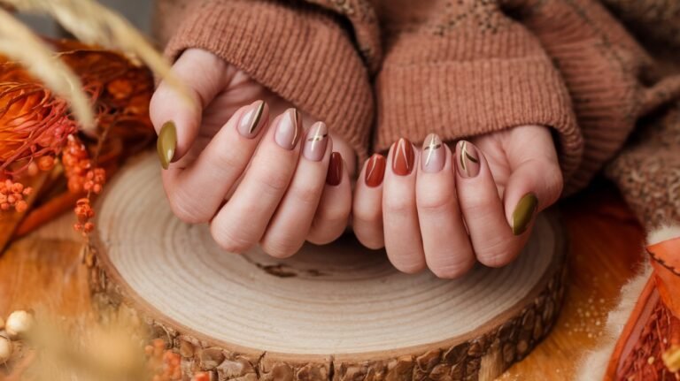 20 Simple Fall Nail Designs