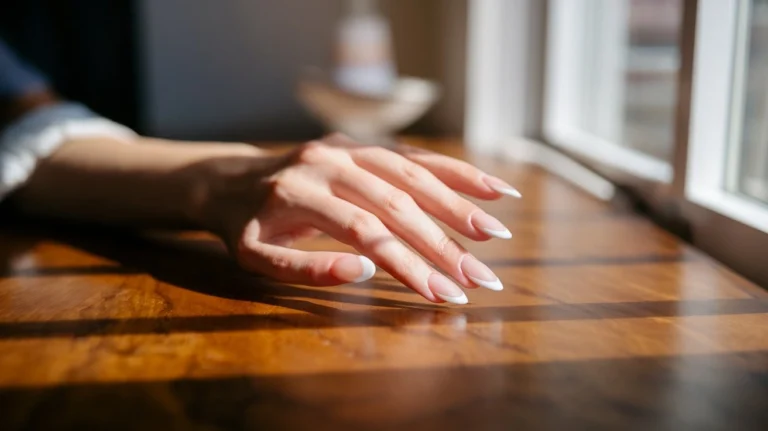 White Tip Nails